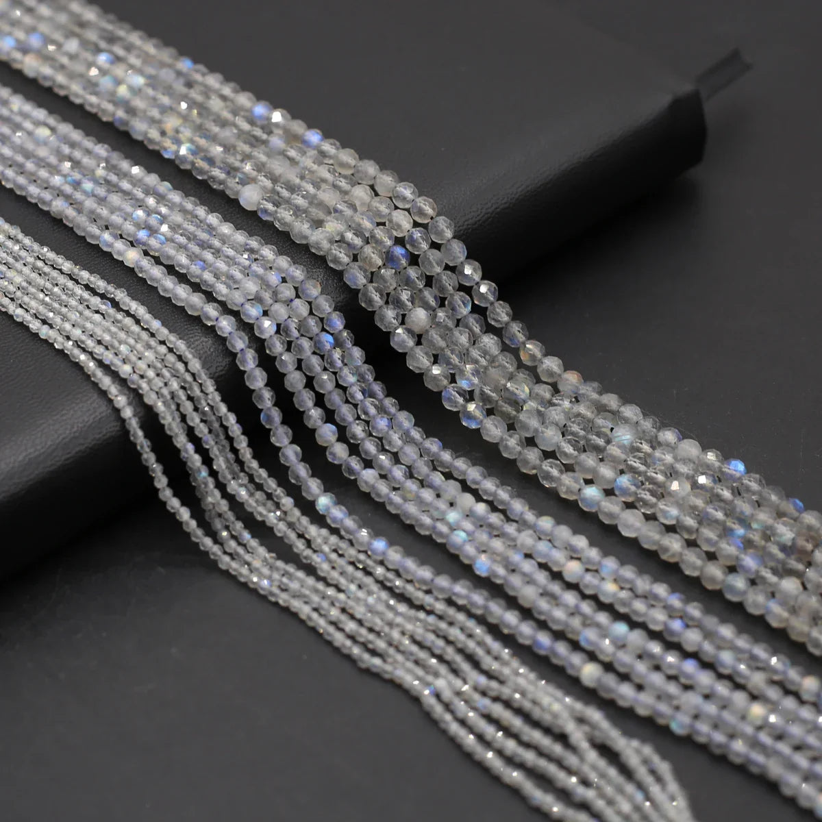 Natural Flash Labradorite Round Faceted Spacer Beads for Jewelry Making DIY Necklaces and Bracelets