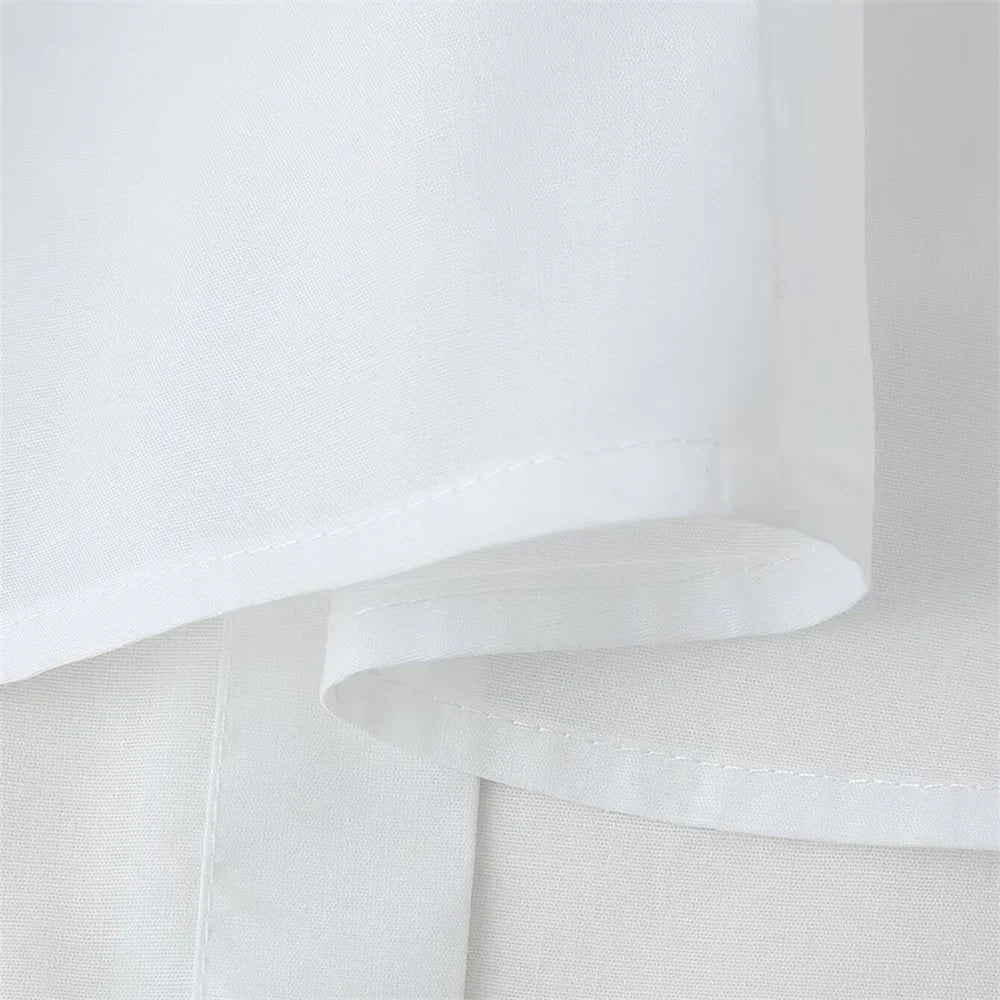 Casual Women's Long Sleeve Shirt Top with Bead Embroidery Loose Fit Relaxed Stylish Versatile Fashion Blouse