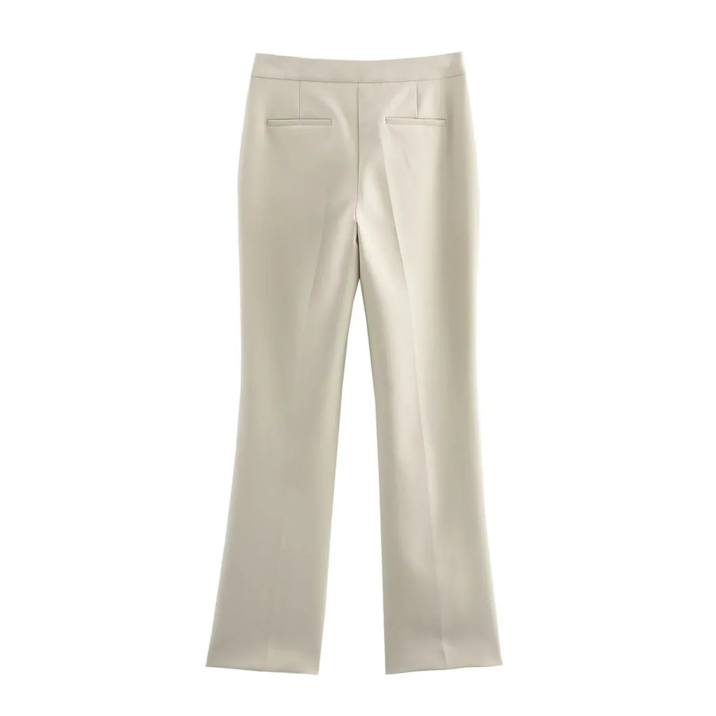 Elegant Women Blazer And Pants Suit For Office Wear