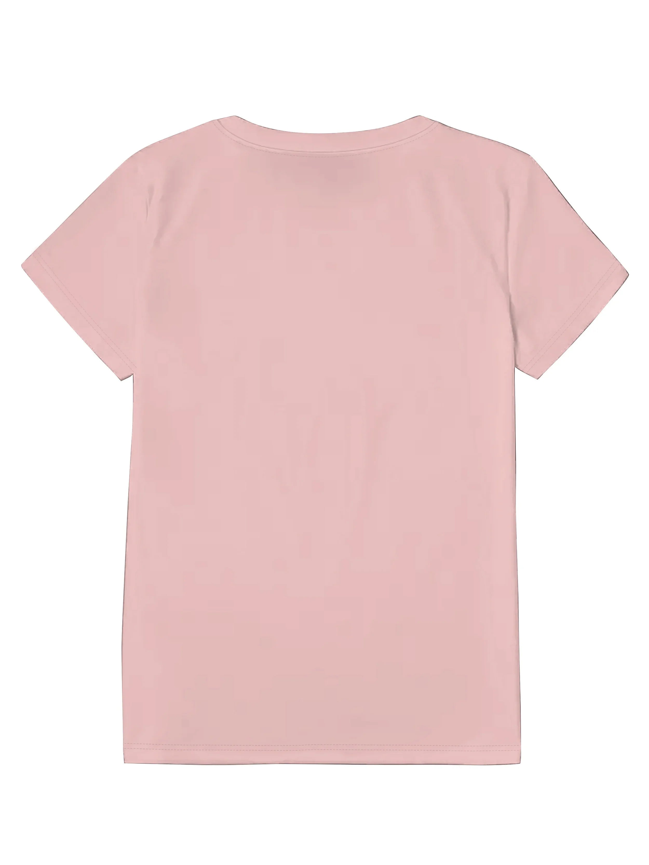 Red Birthday Queen T-Shirt with High Heels and Crown Wine Glass Pattern Casual Short Sleeve Round Neck Design