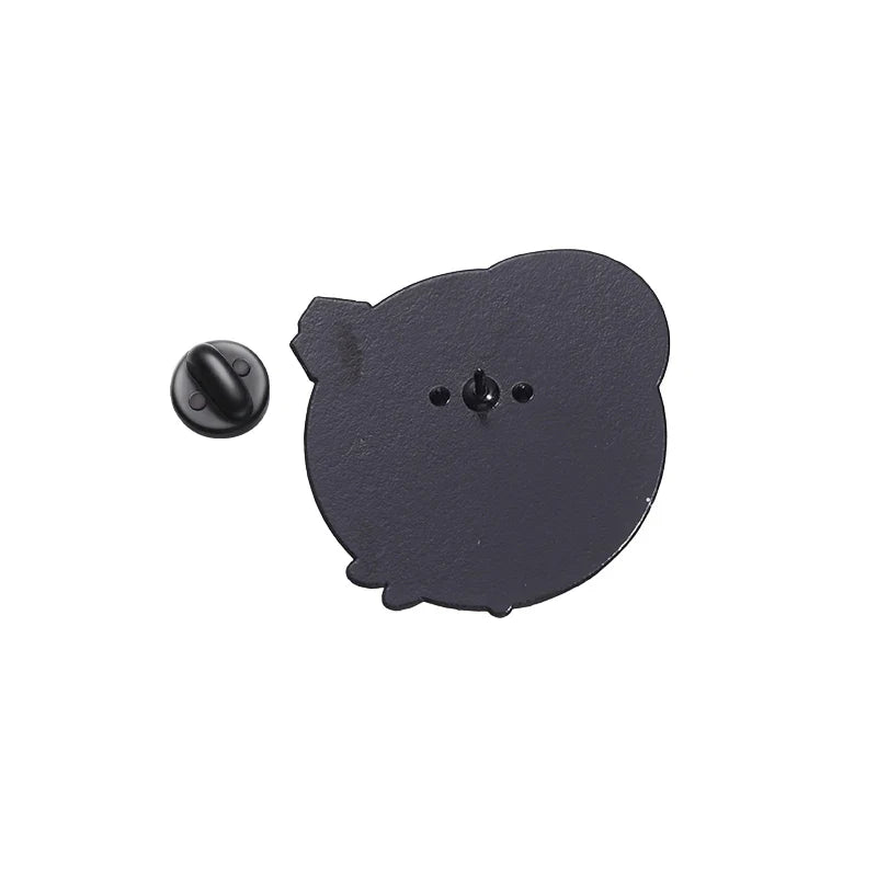 Cute Cartoon Anime Character Enamel Pins Custom Little Monk Brooches Funny Jewelry Gift for Friends