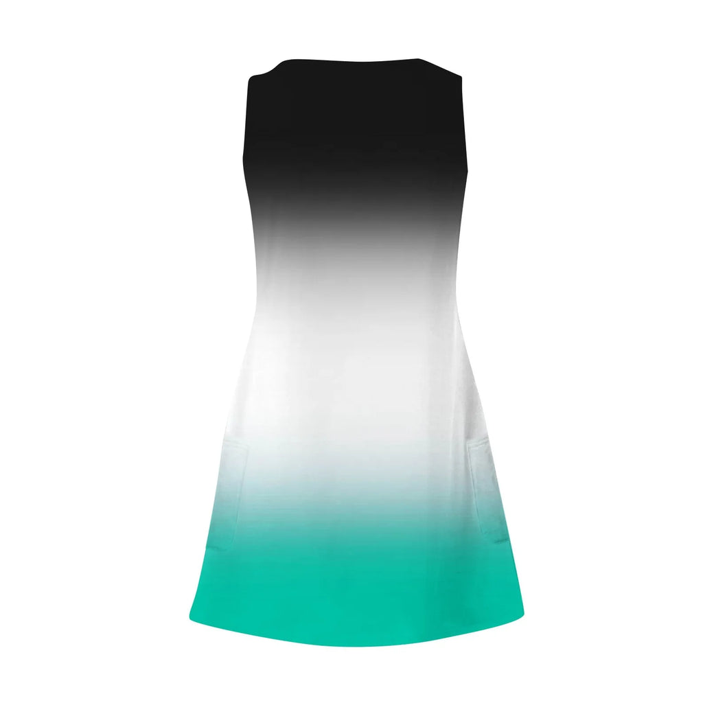 Boho Floral Sundress With Pockets For Women Tank Dress