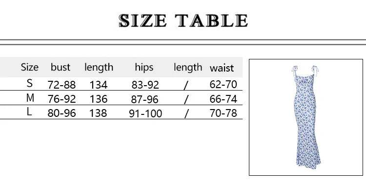 Floral Suspender Dress Slim Fit For Women Country Style