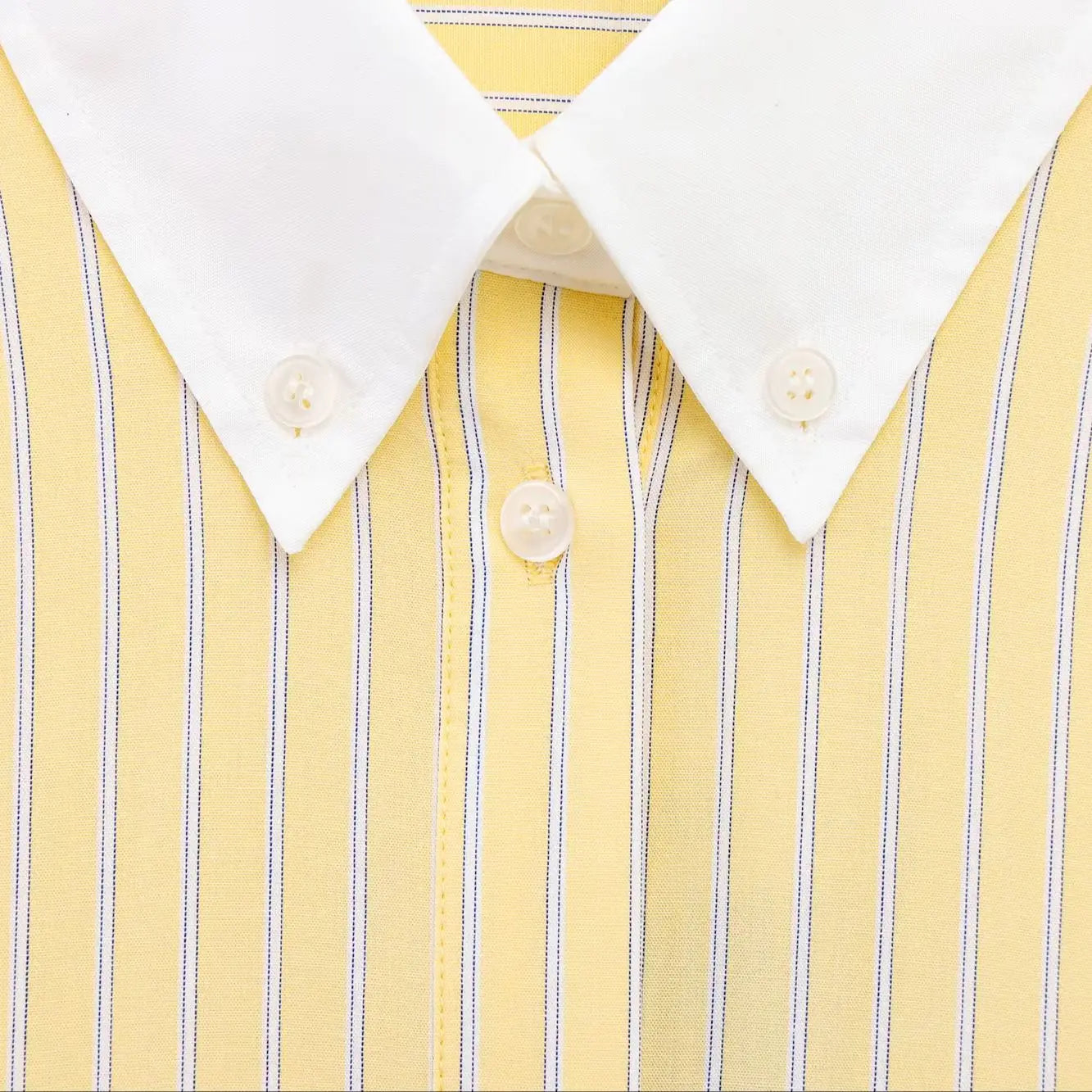 Striped Cotton Patchwork Women Shirt Long Sleeve with Pockets Casual Comfort Blouse Spring Lightweight Top