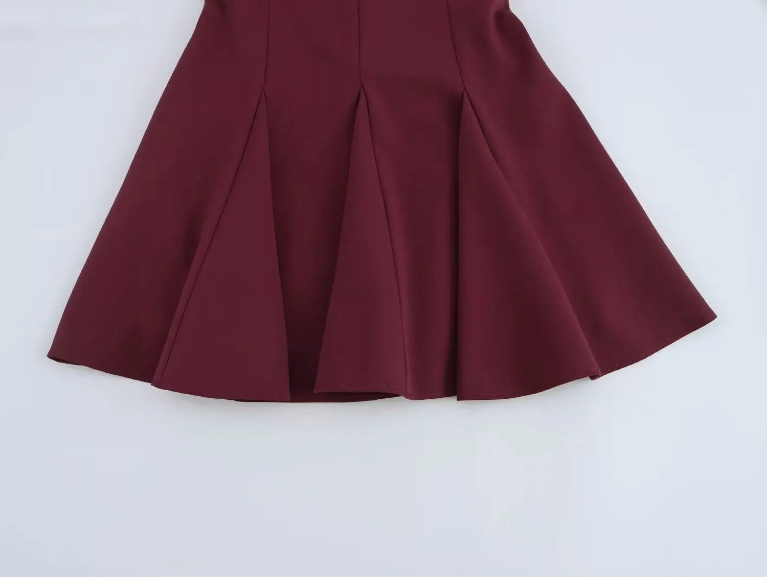 White Bow Pleated Mini Dress For Summer Party Elegant