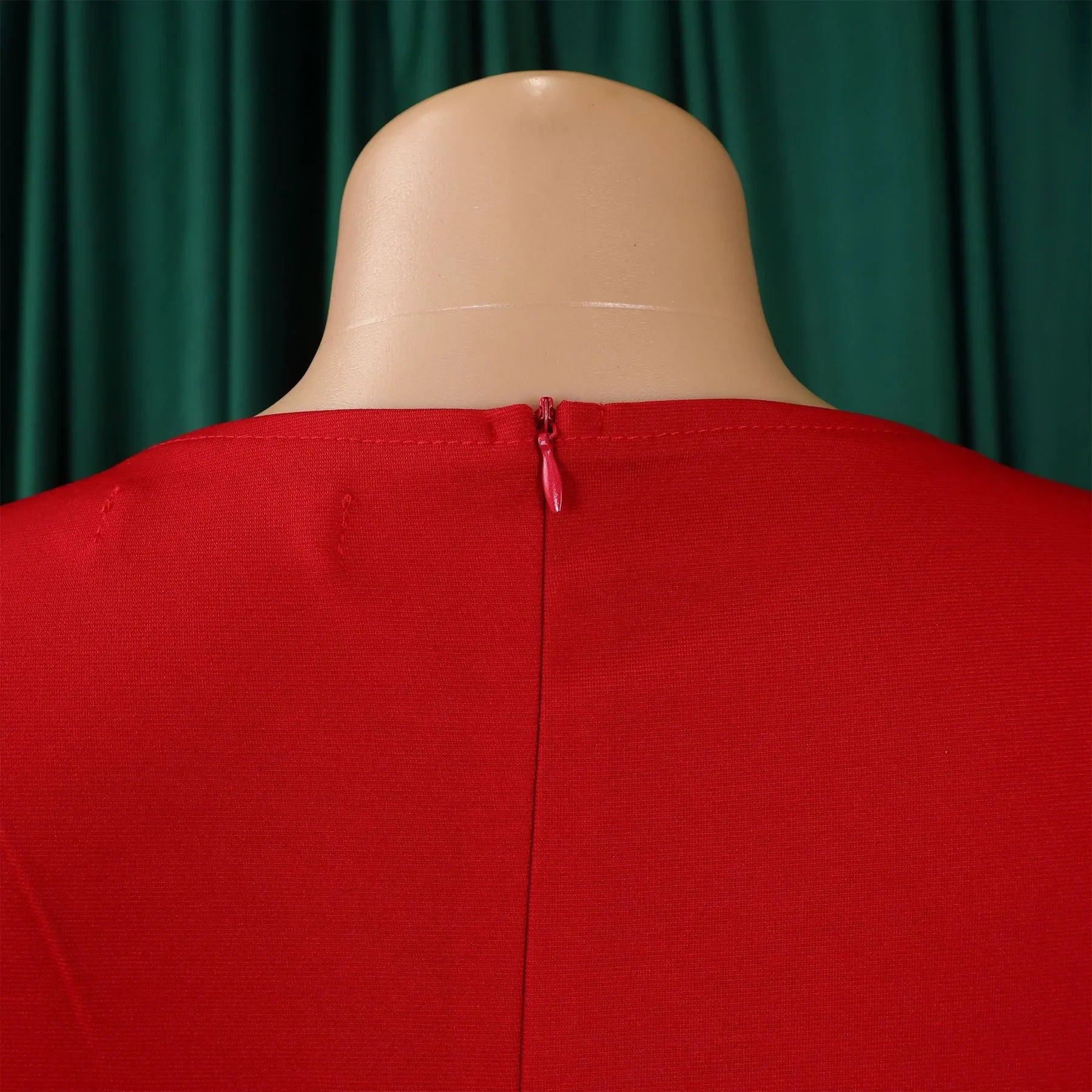 Women's Office Dress Sheath Belted Mid Calf Formal Wear