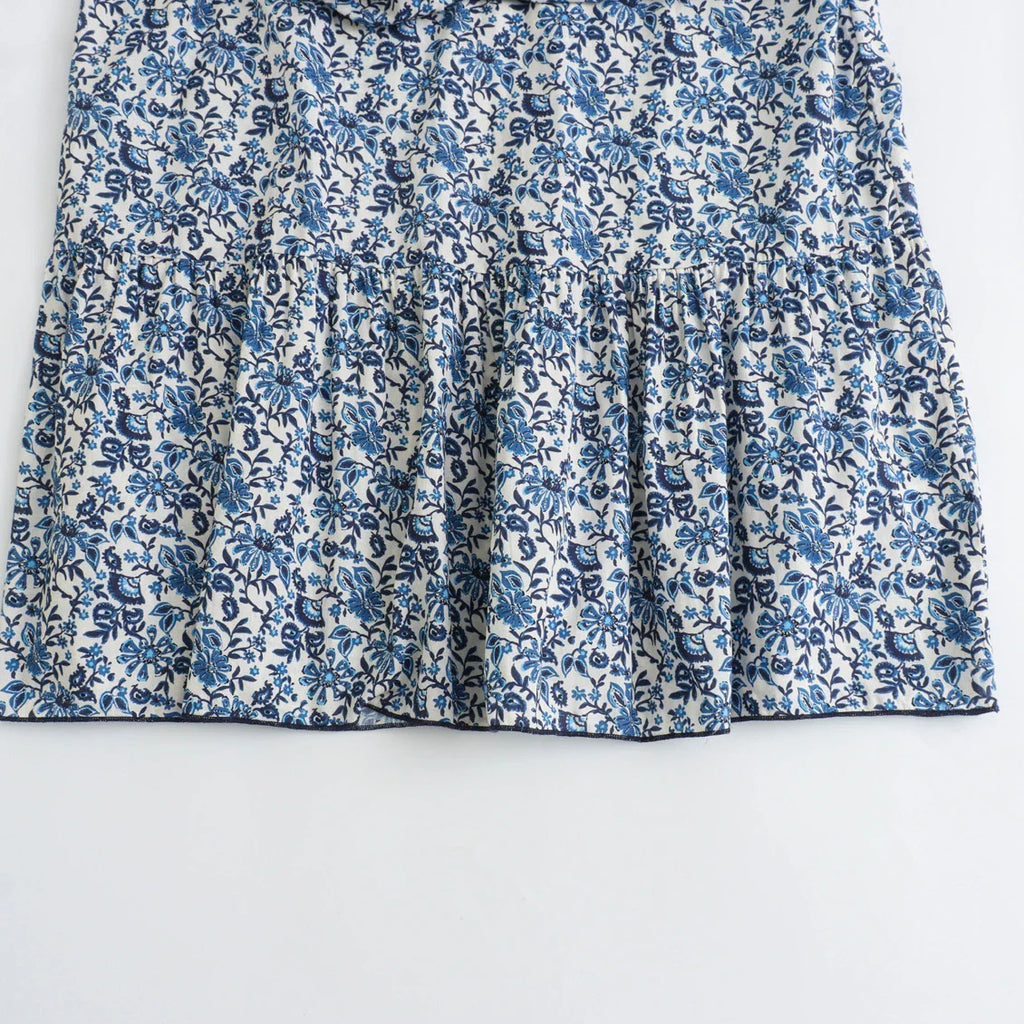 Off Shoulder Floral Print Long Vest Dress For Women