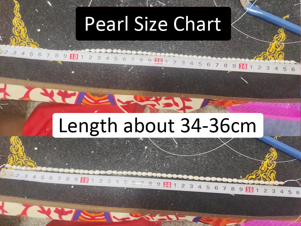 Natural Freshwater Rice Beads 5-6mm Loose Spacer Beads for DIY Jewelry Making Necklaces and Bracelets