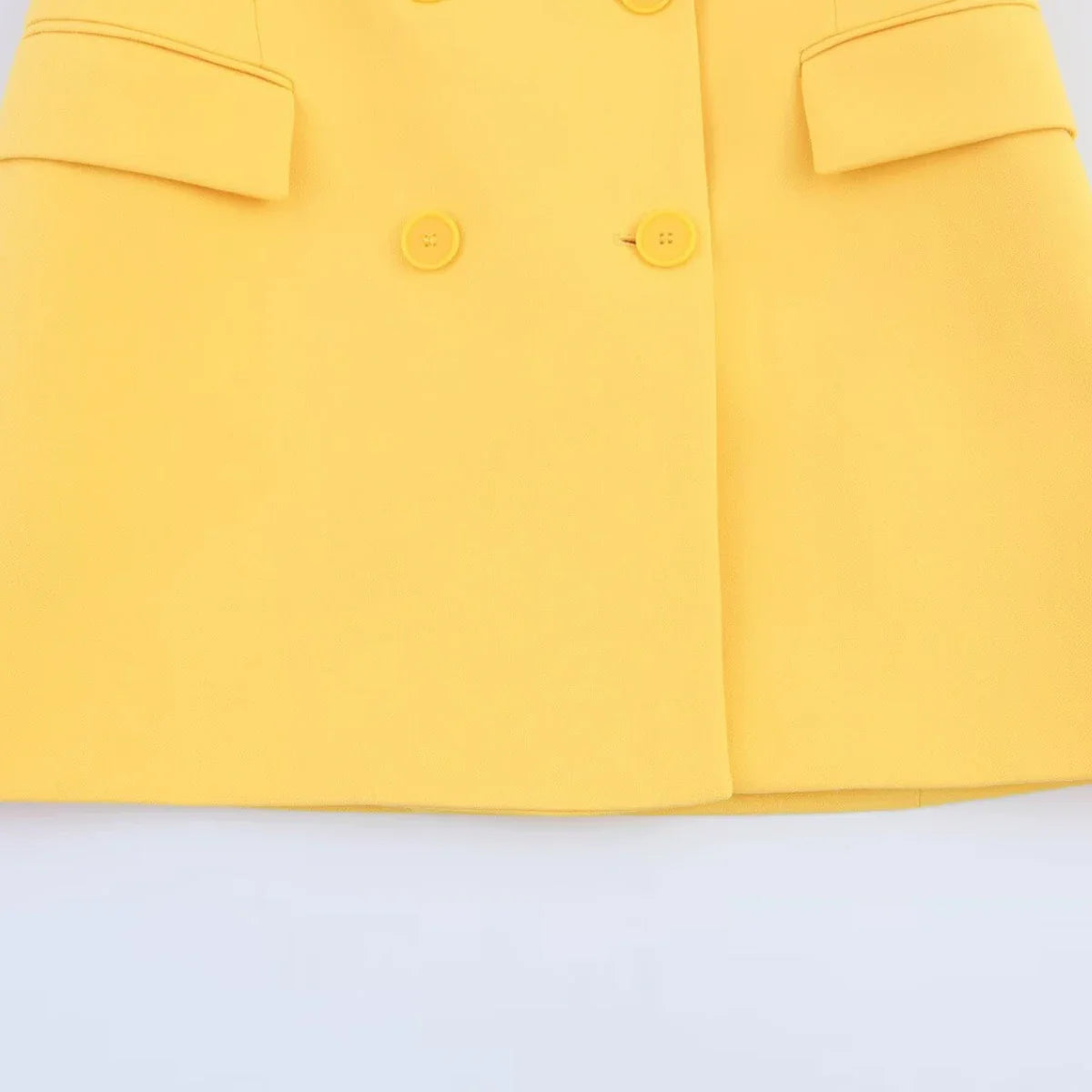 Women's Casual Chic Suit with Lapel Jacket and High Waist Flared Pants for Spring and Summer