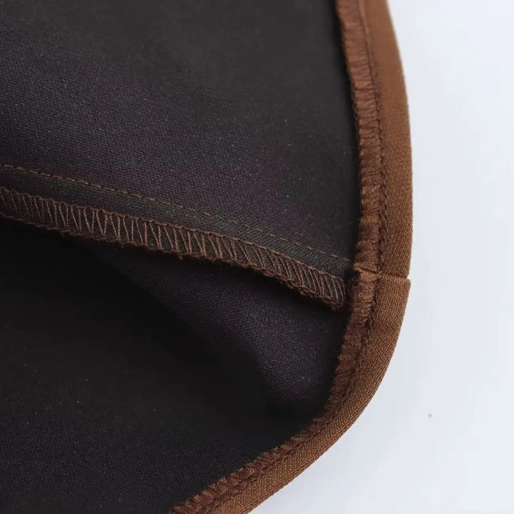 Women's Brown Striped Pleated Mini Dress Sleeveless Beach