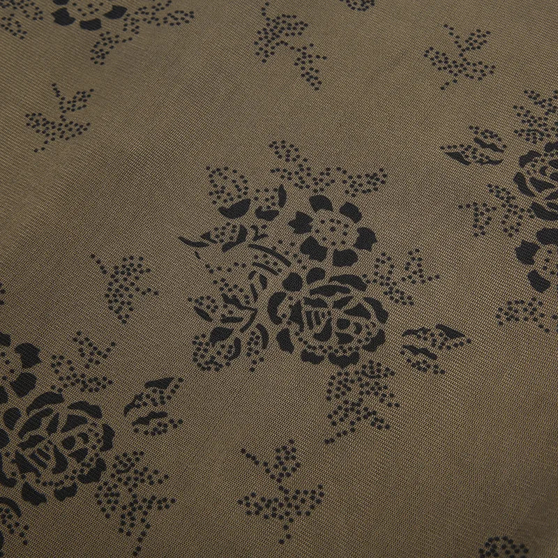 Gothic Floral Sleeveless Patchwork Dress for Party Night