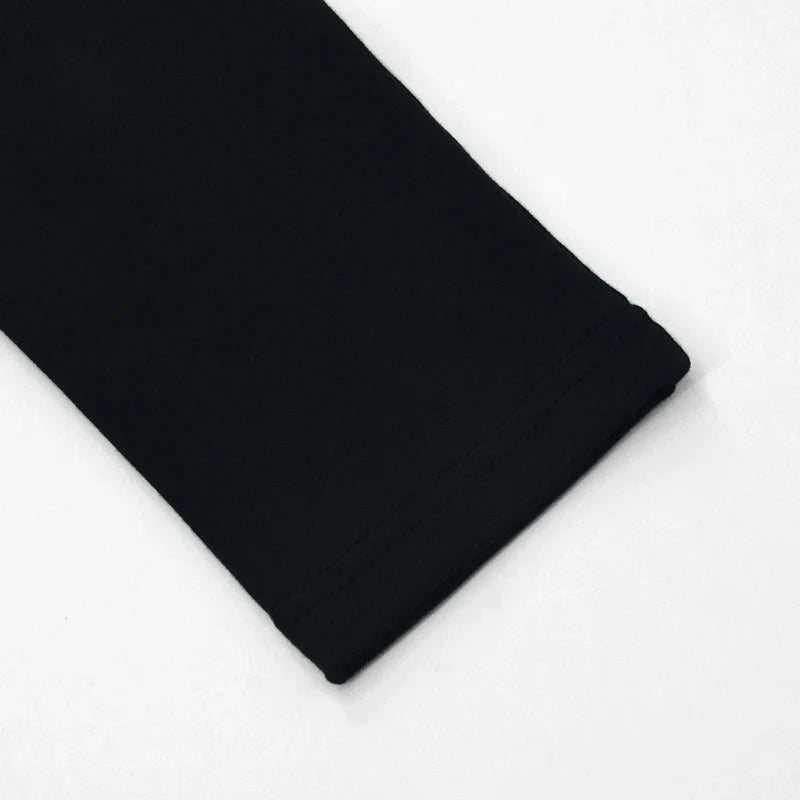 Sexy Black Backless Long Sleeve Yoga Jumpsuit for Women Slim Fit Casual Sportswear Romper with O-Neck for Fitness and Streetwear