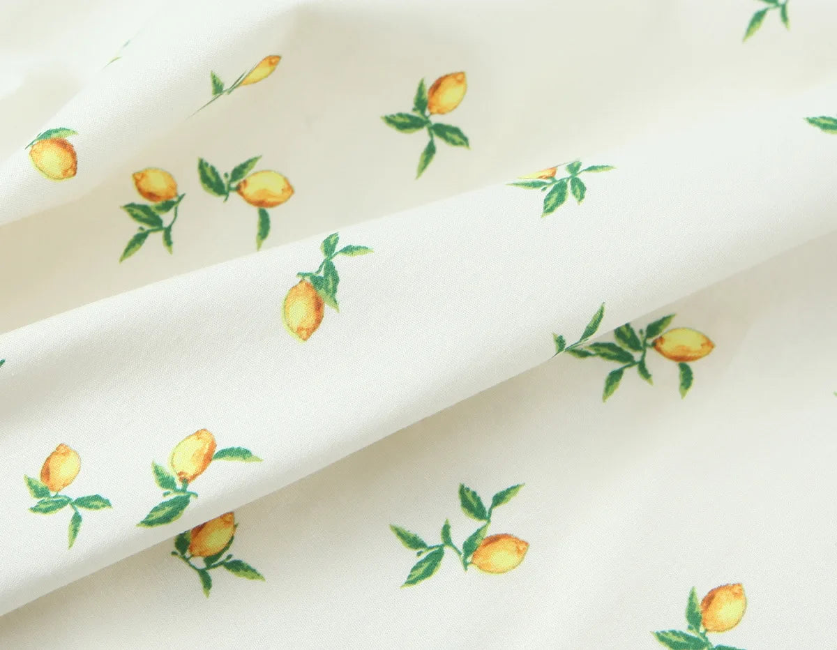 Casual Summer Two Piece Skirt Set for Women Lemon Print Backless Hanging Collar Tank Top with A-Line Mini Skirt Sleeveless Short Top