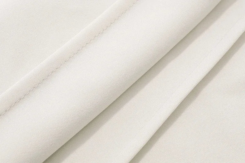 Casual V-Neck Sleeveless Tank Top and High-Waist Bodycon Hip Skirt Two-Piece Set for Women Retro Streetwear Fashion