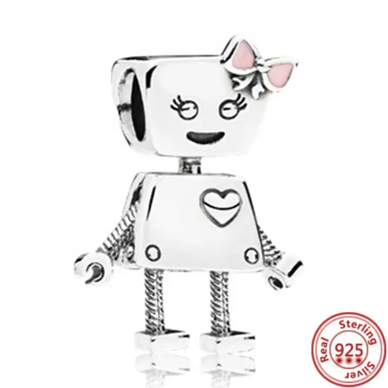 Fit Pantaro Peacock Cake Teeth Butterfly Crown S925 Silver Charms Beads Fine Jewelry for Women Gift