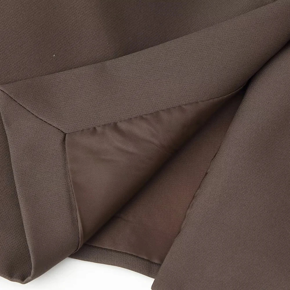 Elegant Womens Pantsuit Set Belted Jacket And Pants