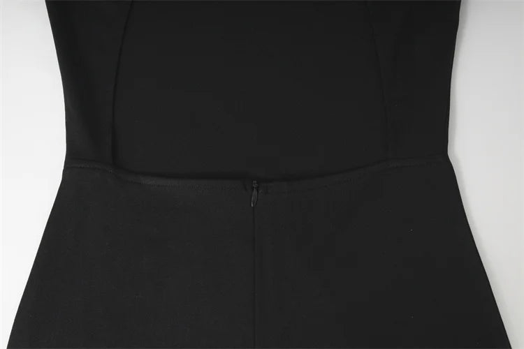 Backless Maxi Dress For Women Hollow Out Slim Bodycon