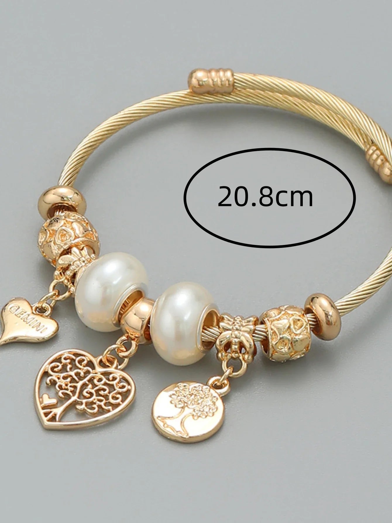 Fashionable Stainless Steel Beaded Love Bracelet for Women Perfect for Dating and Daily Wear