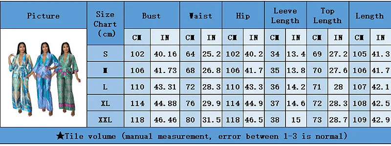 Women's Imitation Silk Printed Two Piece Set with Lace-Up Long Sleeve Top and Wide-Leg Pants for Casual Street Style