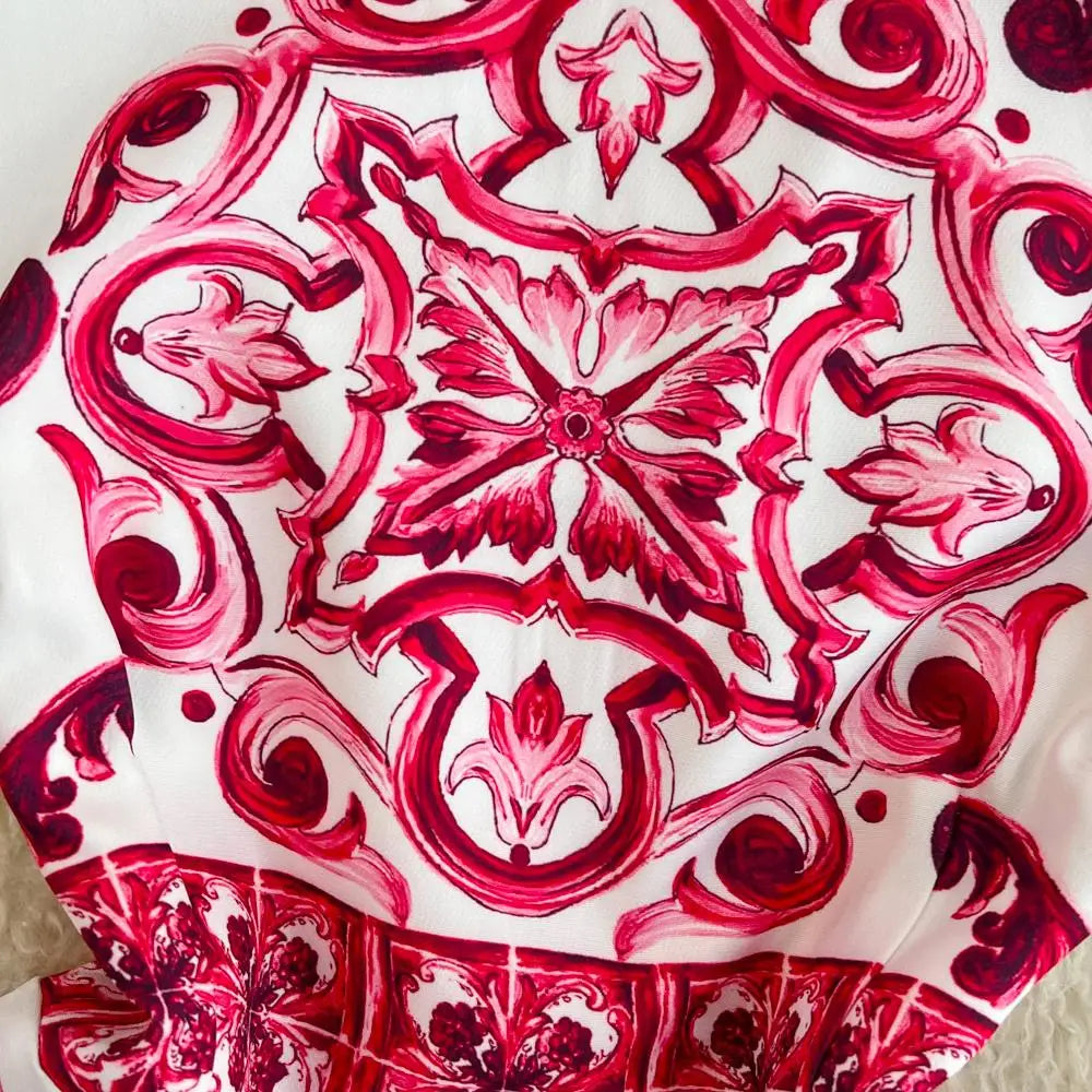 Floral Print Sleeveless Mini Dress for Summer Vacation