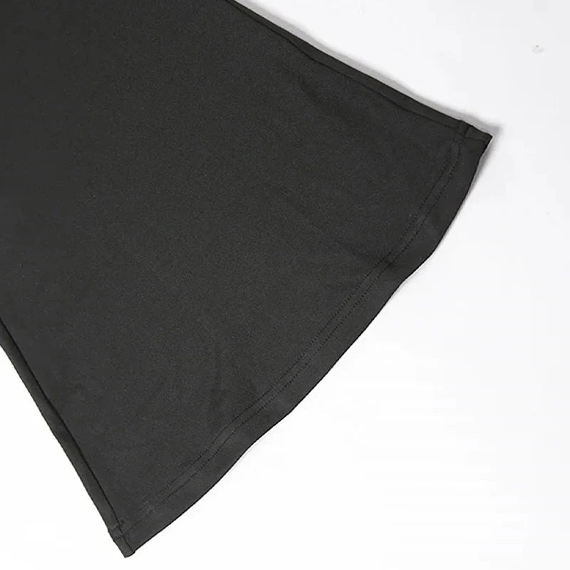 Sexy Black Backless Long Sleeve Bodycon Jumpsuit for Women Slim Fit Flare Pants Casual Streetwear Rompers Autumn Fashion