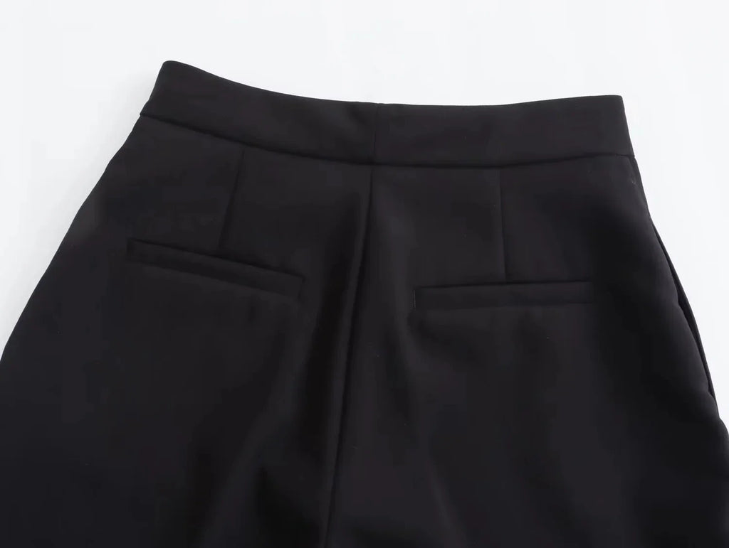 Casual Solid V Neck Sleeveless Vest and Wide Leg Pants Set for Elegant Summer Style