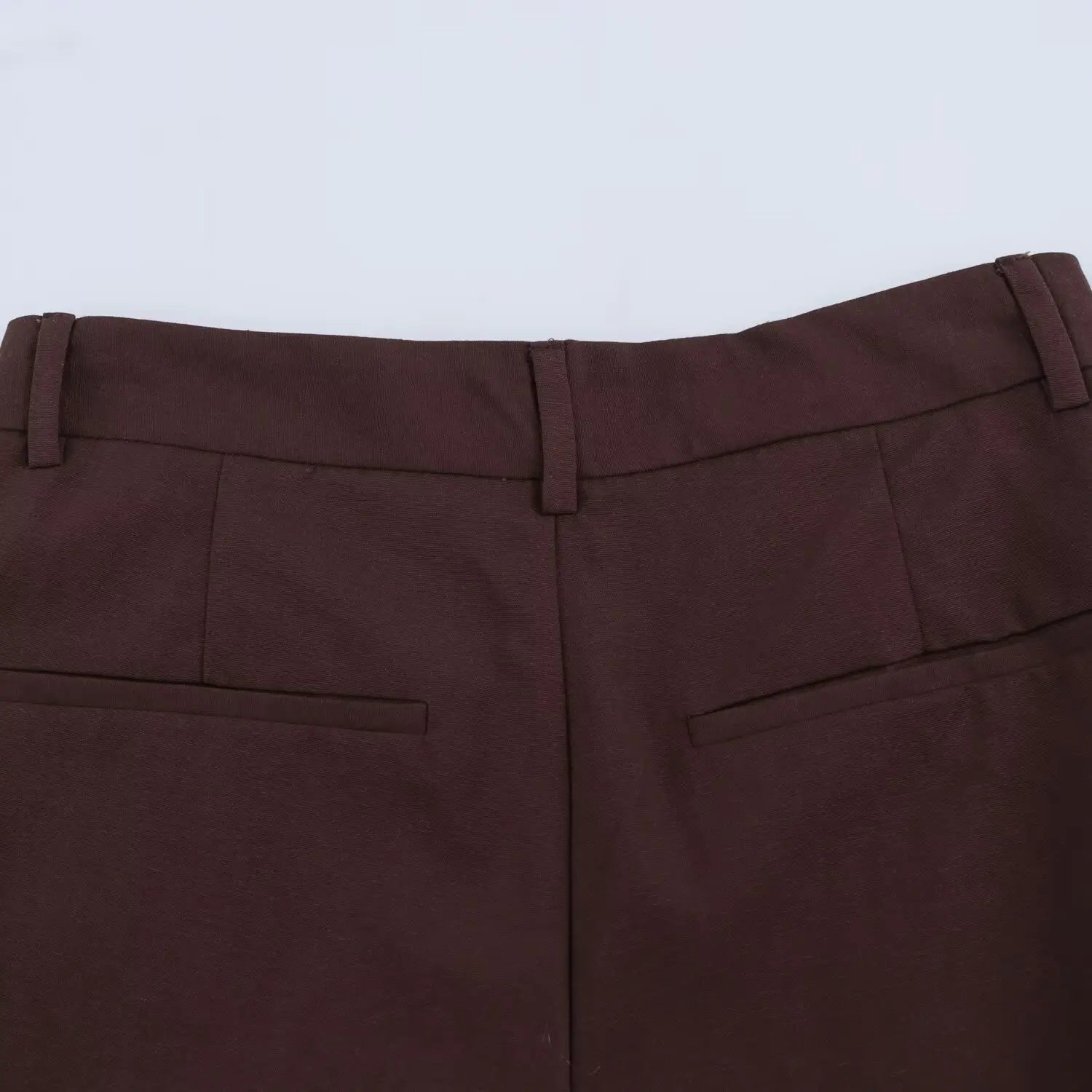 Women's Spring Pants Set with Back Opening Design Tank Top and Loose Fold Pants