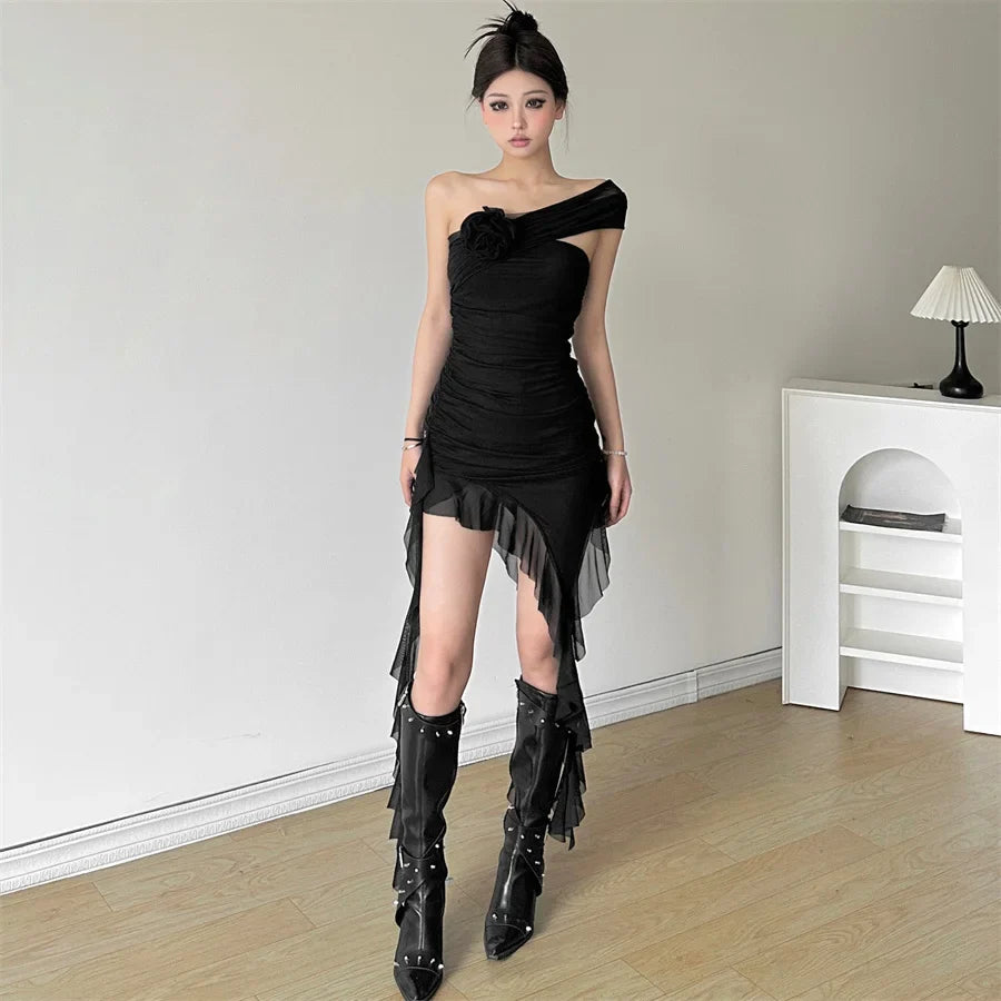 Elegant Bachelor Party Dress With Tassel Detail Evening