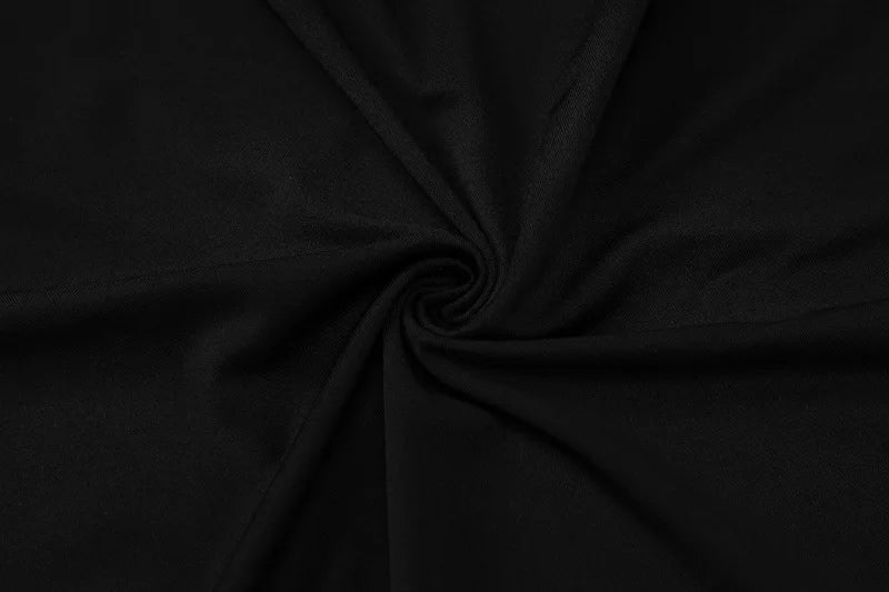 Lace Up Bandage Maxi Dress Black Long Sleeve Bodycon