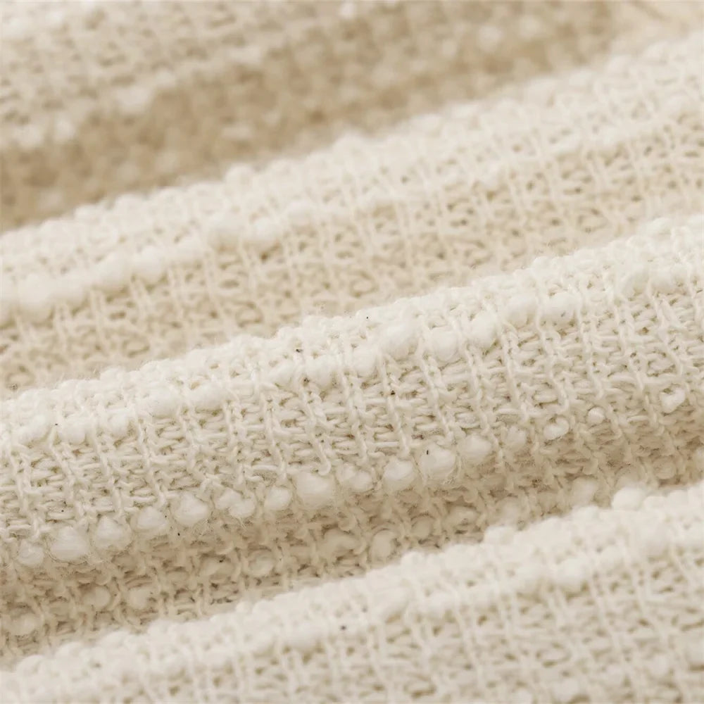 Fashionable Women's Bow Decoration Top and Slimming Texture Bell Bottom Pants Set