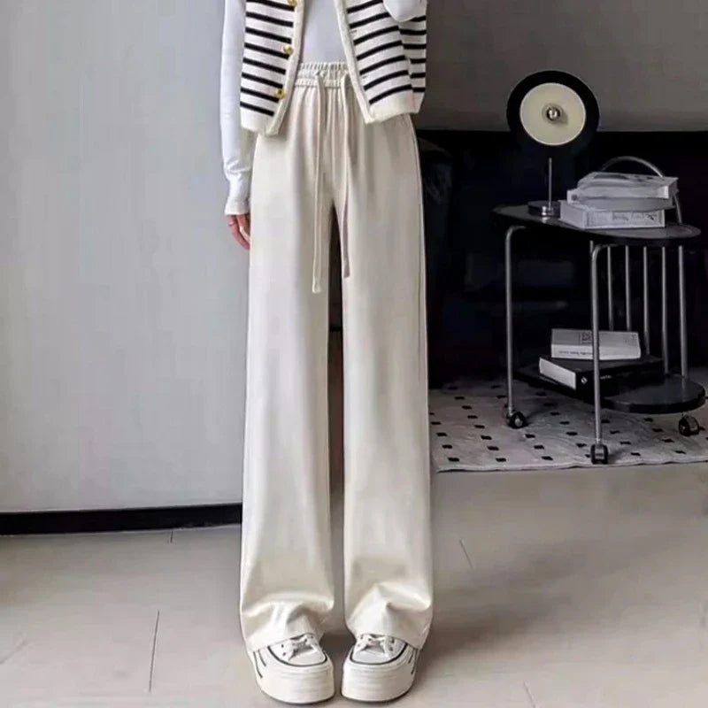 Knitwear Two Piece Set Women's Sweater Cardigan Vest Long Sleeve Blouse and Pants Ensemble