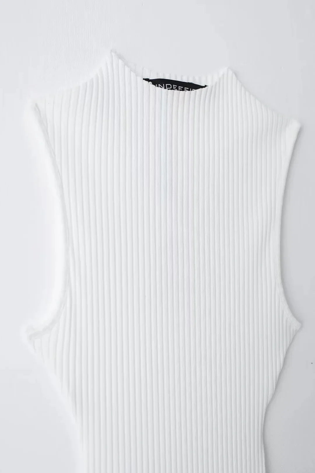 Pink Backless Mini Dress With Turtleneck Sleeveless Party