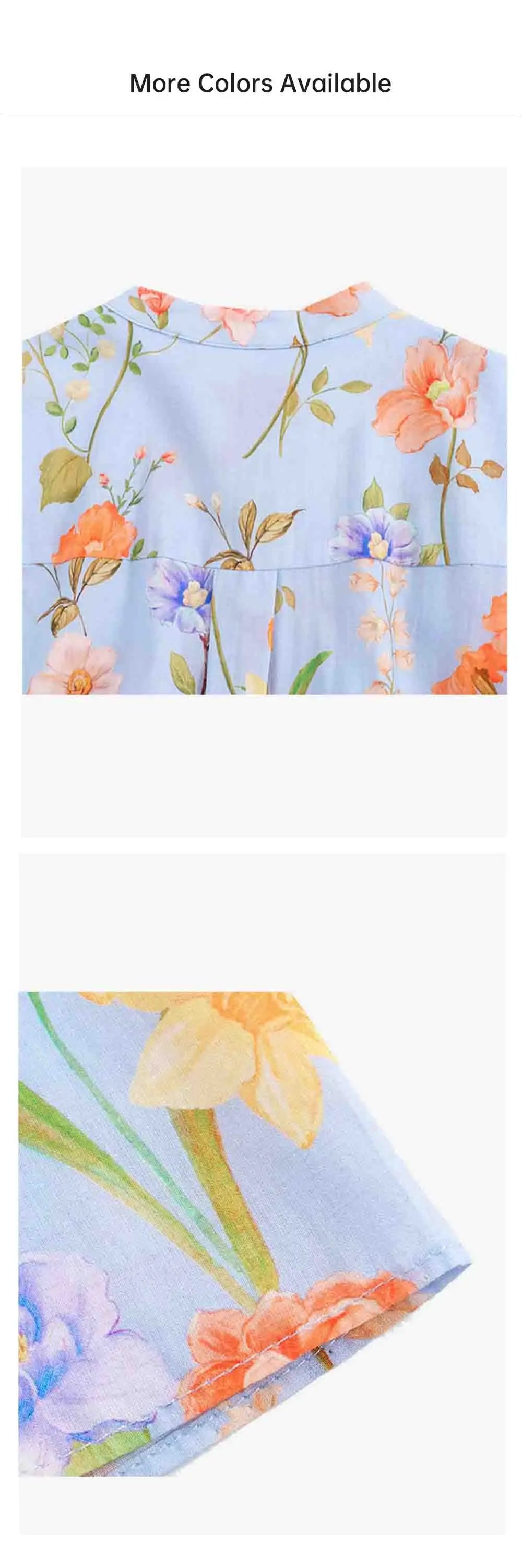 Floral Print Belted Maxi Dress for Women Round Neck