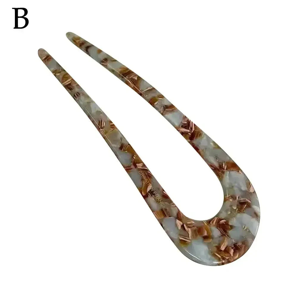 U Shaped Hairpin for Women Modern Chinese Hair Accessories Elegant Temperament Hairpin for Stylish Updos