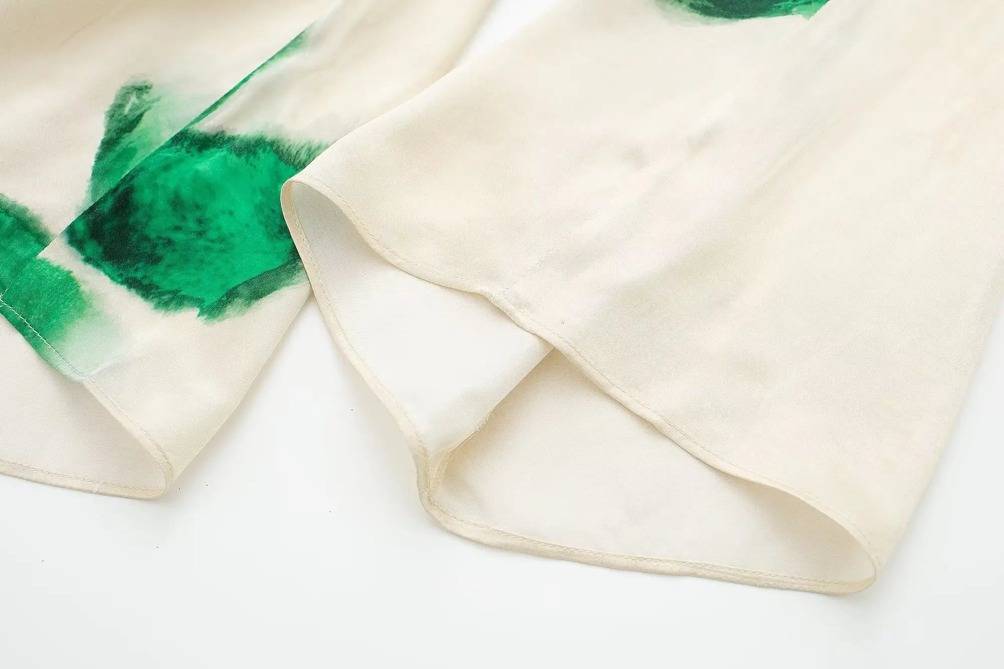 Floral Print Button-Up Shirt and Elastic Waist Wide Leg Pants Summer Set for Women