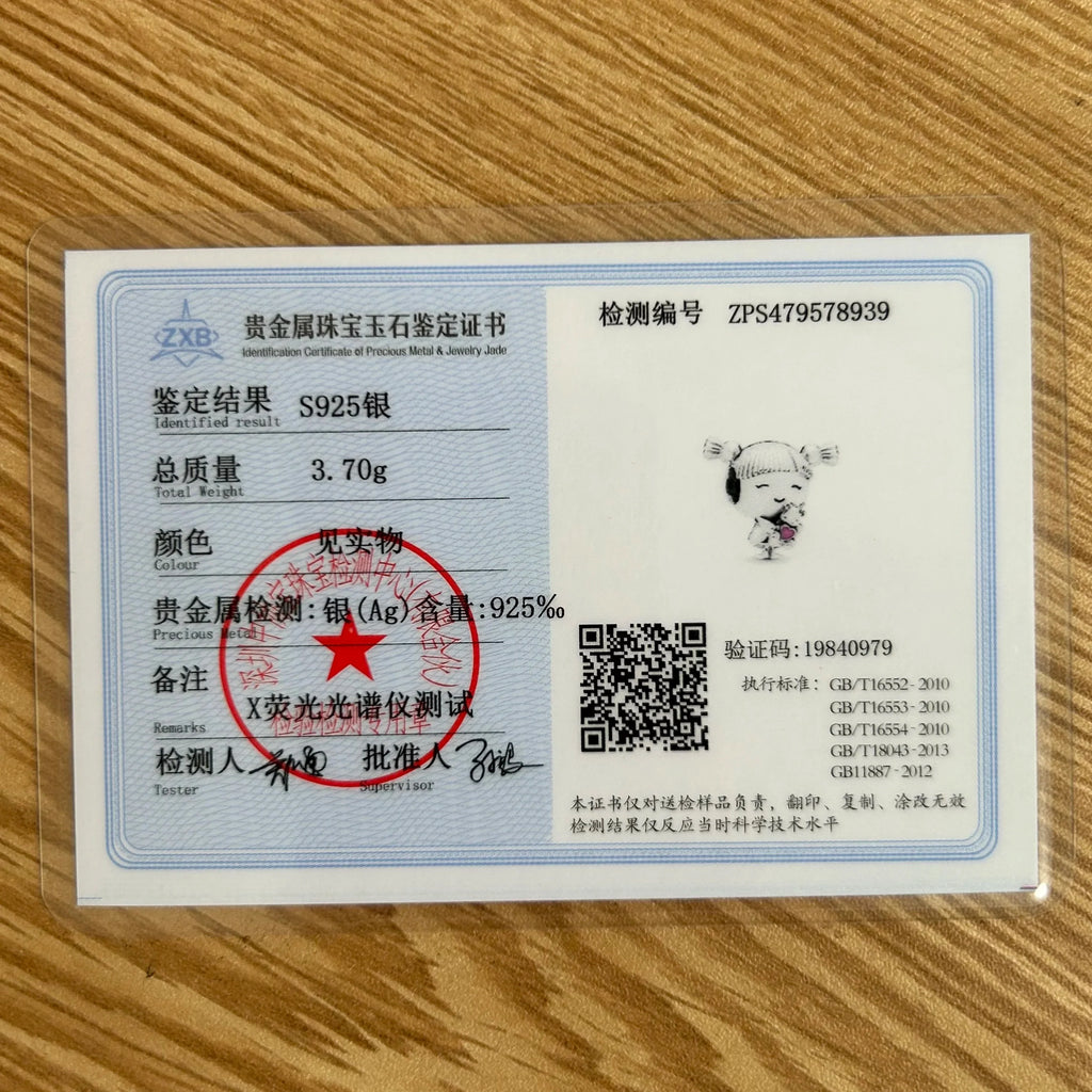 925 Sterling Silver Family Tree Heart Pendant Beads for DIY Bracelets