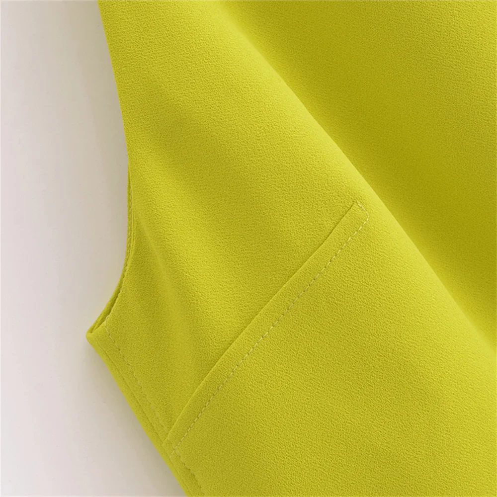 Elegant Women's Sleeveless Dress Slim Fit For Spring