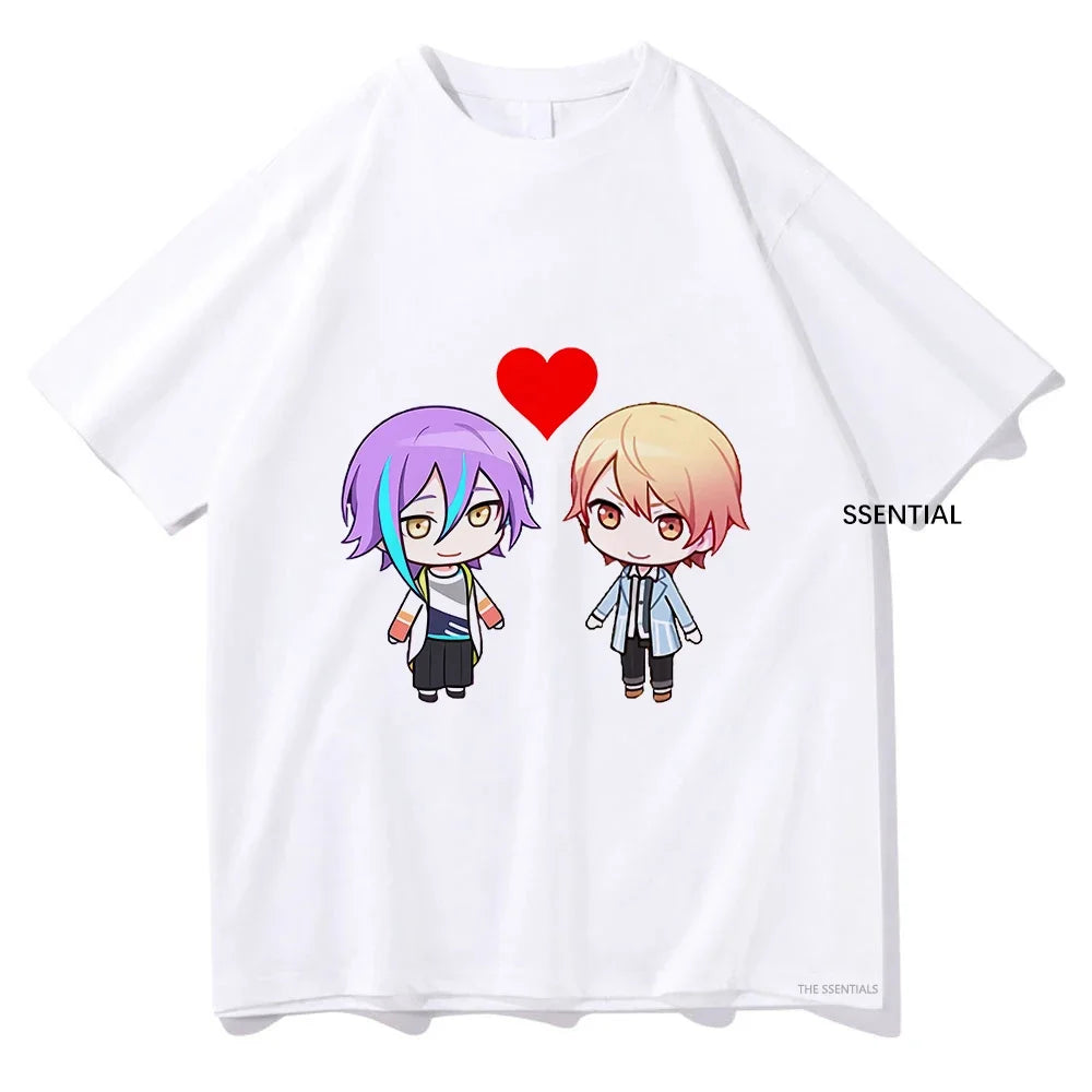 Kawaii Anime Cartoon T Shirts Unisex High Quality Vintage Graphic Tees for Men and Women