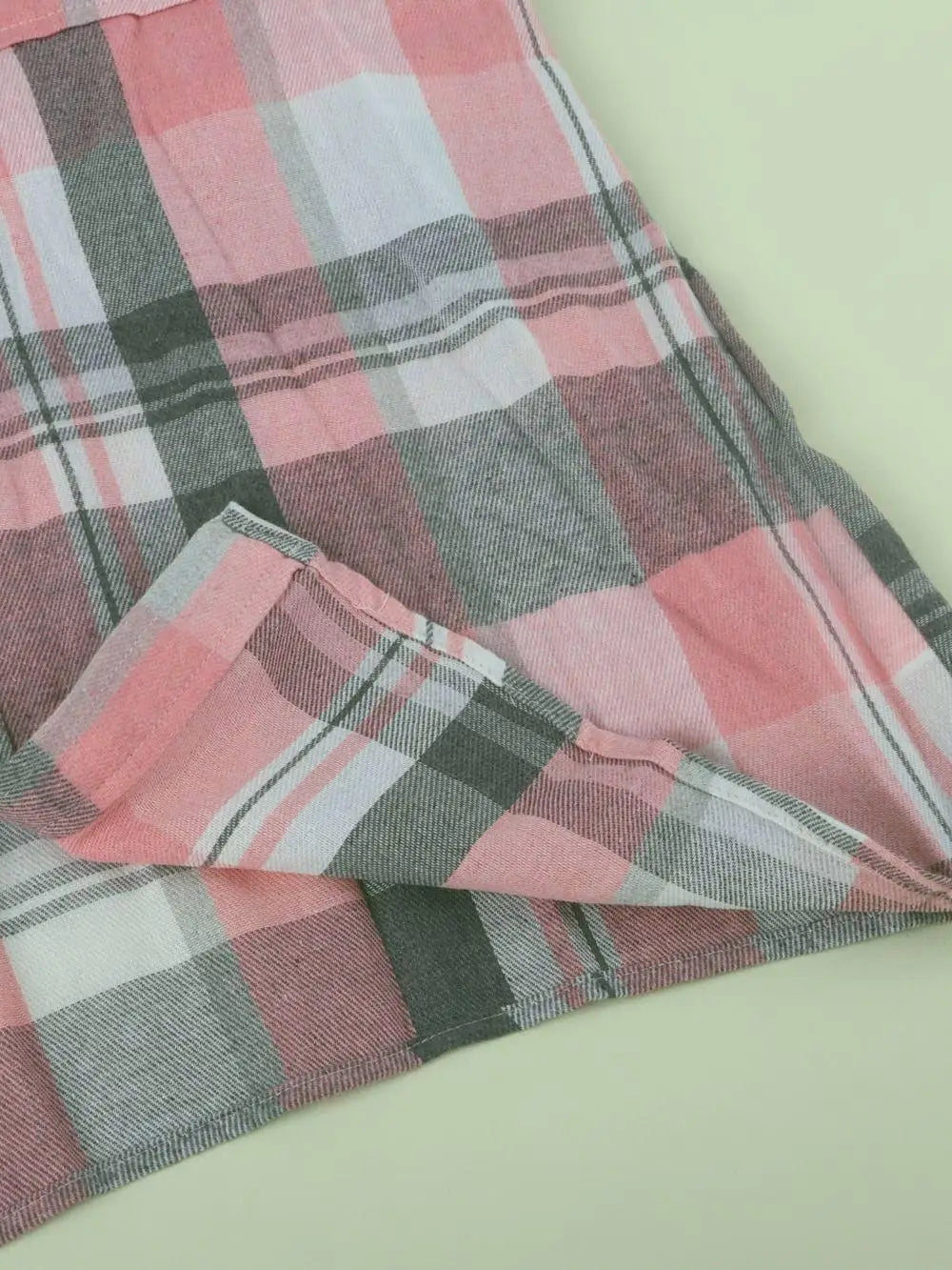 Loose Fit Plaid Shirt for Women Long Sleeve Casual Comfortable Autumn Winter Top