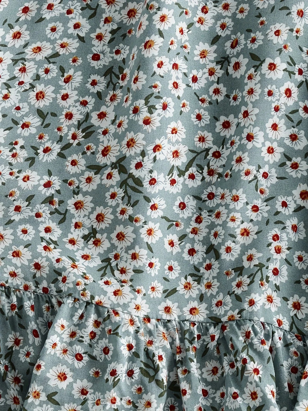 Floral One Shoulder Dress With Waist Enhancing Style