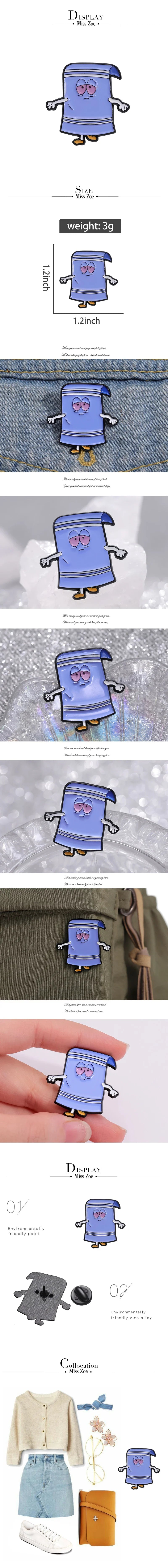 Comedy Cartoon Anime Enamel Pins Custom Funny Jewelry Gift for Friends