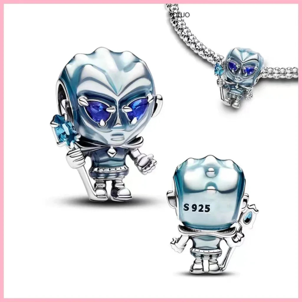 925 Sterling Silver Disney Pendant Beads for DIY Bracelets Perfect Women's Fashion Gift