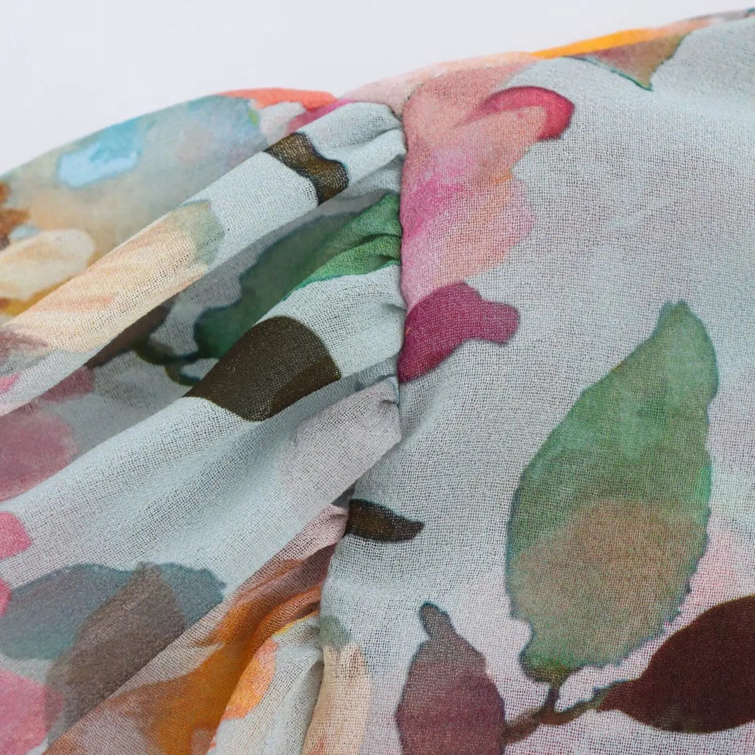 Women's Floral Print Chiffon Blouse with Bow Tie Detail Loose Fit Fashion Shirt