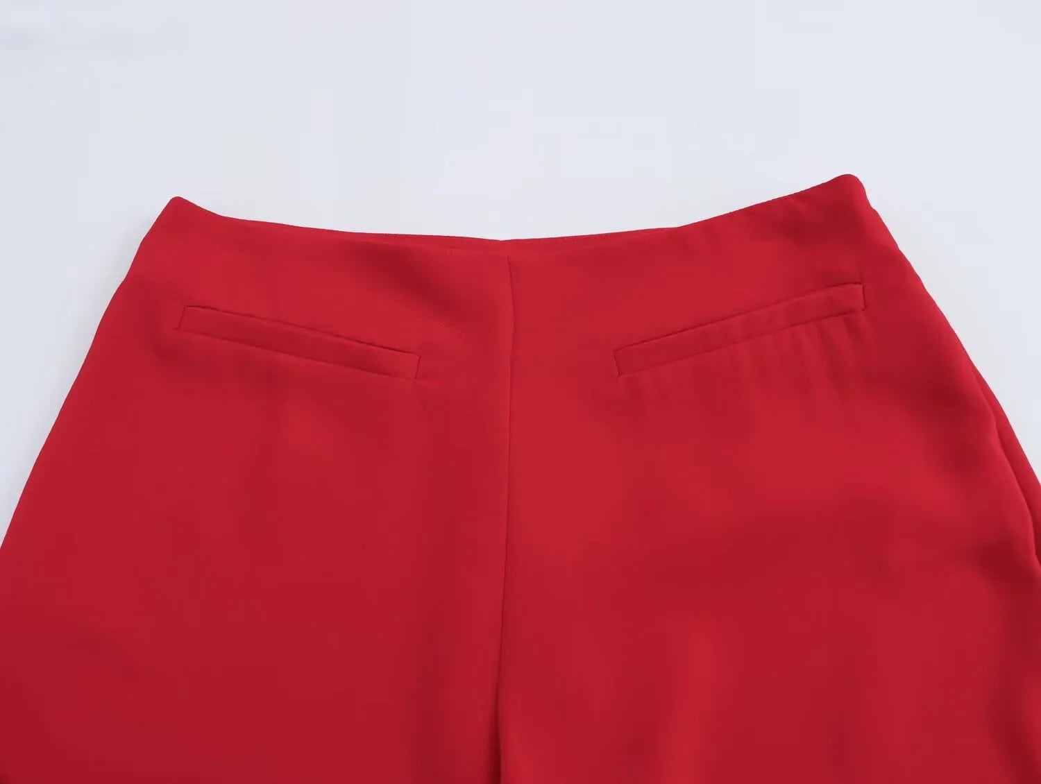 Women's Casual Black Sleeveless Split Design Vest Pants Set with Belt for Autumn Commuting