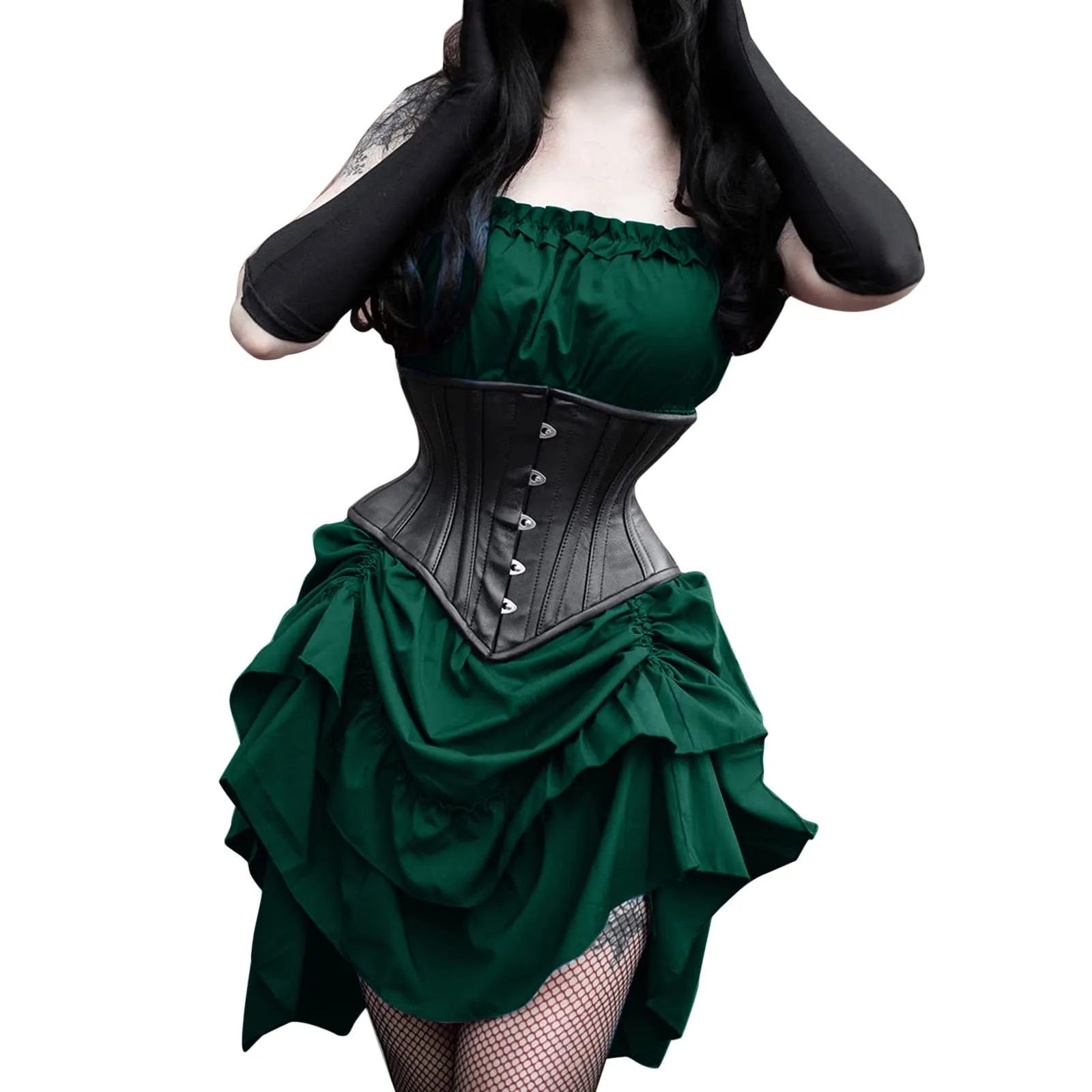 Gothic Lolita Corset Dress For Steampunk Cosplay Costume
