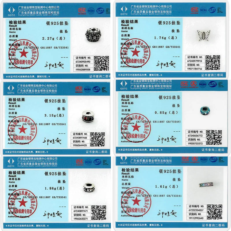 Fit Original 925 Sterling Silver Clip Charms with Zircon and Silicone Spacer Beads for Women DIY Bracelet Gift