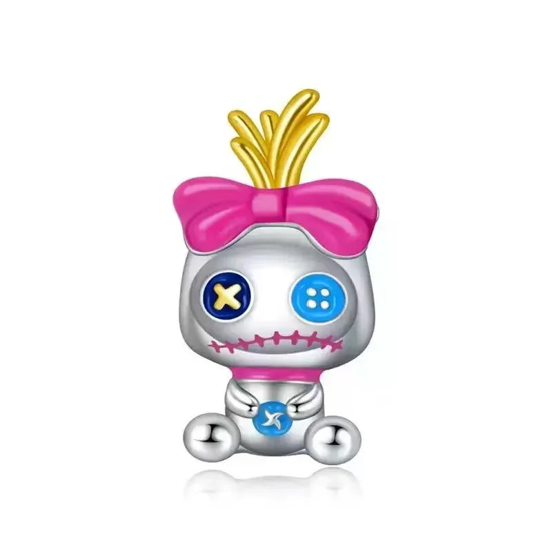 925 Sterling Silver Disney Pendant Beads for DIY Bracelets Perfect Women's Fashion Gift