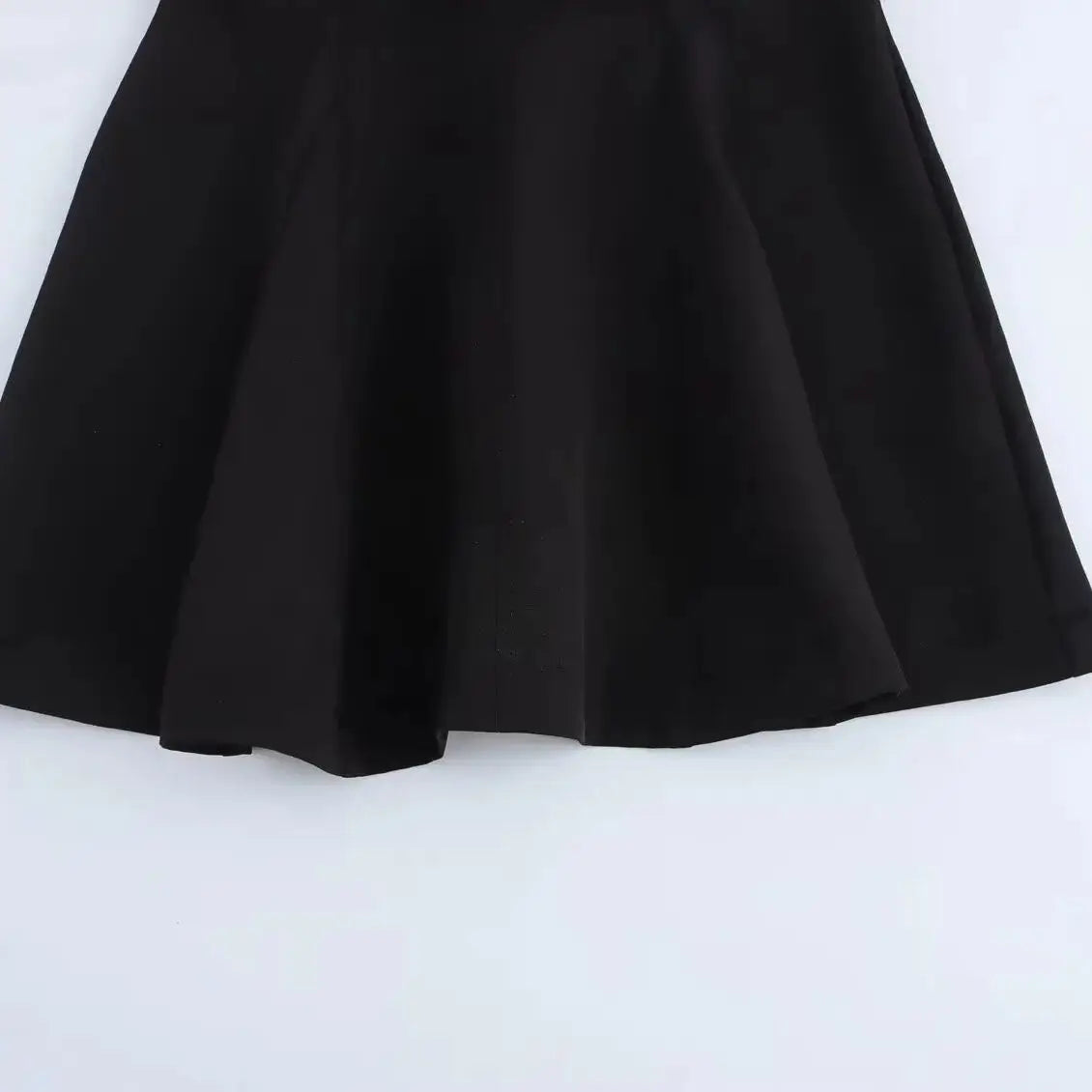 Womens Pleated Sleeveless Party Dress with Back Zipper