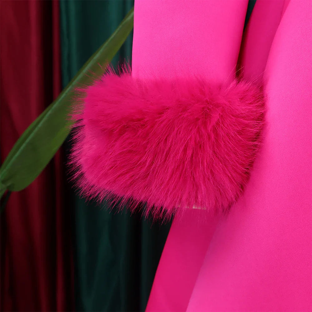 Square Neck Party Dress Women Pleated A Line Mid Calf