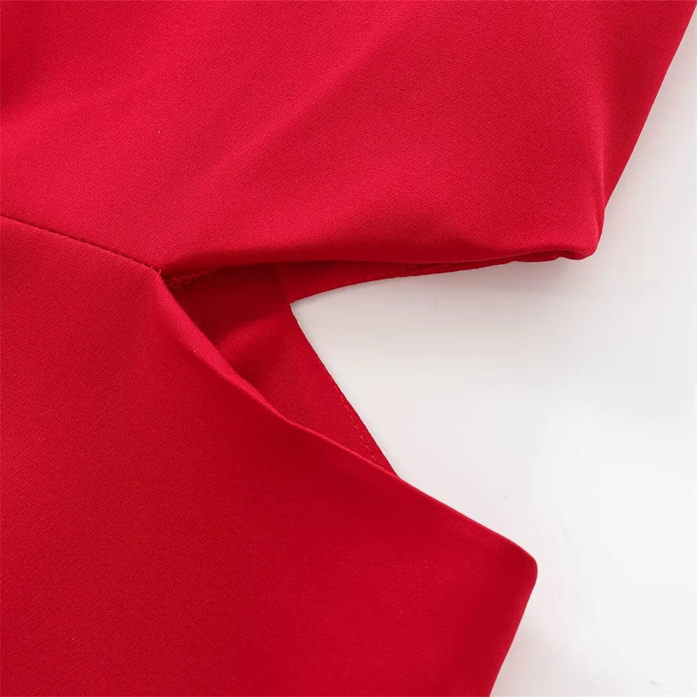 Slim Fit Midi Dress Open Design For Elegant Everyday Wear